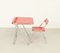 Platone Folding Desk and Plia Chair by Giancarlo Piretti, 1970s, Set of 2 9