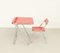 Platone Folding Desk and Plia Chair by Giancarlo Piretti, 1970s, Set of 2, Image 9