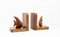 Carved Wooden Bookends, 1970s, Set of 2, Image 2