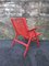 Vintage Red Rex Folding Chair by Niko Kralj for Stol Kamnik, Slovenia, 1960s, Image 7