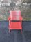 Vintage Red Rex Folding Chair by Niko Kralj for Stol Kamnik, Slovenia, 1960s 9