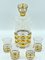 Art Deco Style Bohemian Liquor Set from Borocrystal, 1950s, Set of 5 5