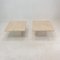 Tables Basses ou d'Appoint en Travertin, Italie, 1980s, Set de 2 10