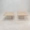 Italian Travertine Coffee or Side Tables, 1980s, Set of 2, Image 1