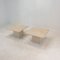Italian Travertine Coffee or Side Tables, 1980s, Set of 2 4