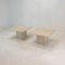 Italian Travertine Coffee or Side Tables, 1980s, Set of 2 5