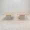 Tables Basses ou d'Appoint en Travertin, Italie, 1980s, Set de 2 6