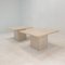 Tables Basses ou d'Appoint en Travertin, Italie, 1980s, Set de 2 2