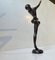 Vintage Androgynous Sculpture in Patinated Bronze, 1970s 5