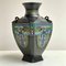 Antike Cloisonné Bronze Vase, Japan, 19. Jahrhundert 1