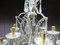 Large Antique Silver Plated Bronze Chandelier 4