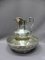 19th Century Silver Plated Basin and Ewer, Set of 2, Image 1