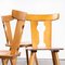 Blonde Dining Chairs, Alsace, 1950s, Set of 6 2
