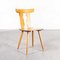 Blonde Dining Chairs, Alsace, 1950s, Set of 6, Image 7