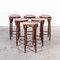 Bentwood High Barstools in Oak, 1970s, Set of 6 1