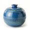 Rimini Blue Ball-Shaped Vase by Aldo Londi for Bitossi 1