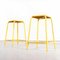 French Yellow High Stools from Mullca, 1960s, Set of 2 5