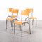 French Model 511 Stacking Dining Chairs from Mullca, 1960s, Set of 4 3