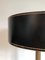 Desk Lamp in Black Leather and Brass in the style of Jacques Adnet, 1970s 10