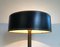 Desk Lamp in Black Leather and Brass in the style of Jacques Adnet, 1970s 4