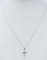 White Gold Cross Pendant Necklace, 1960s, Image 2