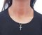 White Gold Cross Pendant Necklace, 1960s, Image 6