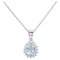 18 Karat White Gold Pendant Necklace 1