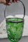 Green Crystal Ice Bucket, 1970s, Image 5