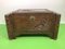 20th Century Asian Wooden Chest with Carvings, Image 1