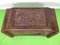 20th Century Asian Wooden Chest with Carvings 5