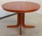 Neuzelle Round Extendable Dining Table in Veneer, Image 1