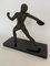 Art Deco Skulptur aus Bronze & schwarzem Marmor von Baret Black Marble, 1930er 11