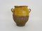 French Glazed Yellow Confit Jar, 1890s, Image 3