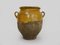 French Glazed Yellow Confit Jar, 1890s 1