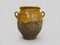 French Glazed Yellow Confit Jar, 1890s, Image 1