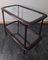 Vintage Trolley in Mahogany and Glass by Cesare Lacca, 1950 3