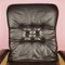 Vintage Norwegian Leather Lounge Chair with Ottoman, 1970s, Set of 2, Image 9