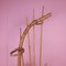 Portafiori in bambù e vimini, anni '60, Immagine 3
