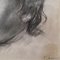 Carl Albert Angst, Portrait d'Enfant, Bleistift auf Papier, gerahmt 3