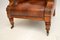 Antique Leather & Carved Oak Childs Armchair, 1880s 9
