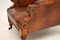 Antique Leather & Carved Oak Childs Armchair, 1880s 10