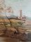 Gustave Saltzmann, Campagne Romaine, óleo sobre lienzo, enmarcado, Imagen 5