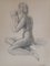 Carl Albert Angst, Mise en beauté, Carboncillo y crayón sobre papel, enmarcado, Imagen 1