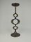 Large Space Age Candlestick in Bronze, 1960s, Image 1