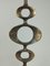 Large Space Age Candlestick in Bronze, 1960s, Image 4