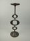 Large Space Age Candlestick in Bronze, 1960s, Image 8