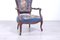 Vintage Armchair in Carved Wood, 1940s 7