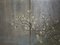 Early Meiji Period Japanese Two Panel Silver Leaf Screen, 1800s, Image 3