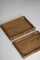 Bamboo Trays, Set of 2 3