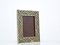 Mid-Century Italian Brass Fossil Stone Picture Frame, 1970s, Image 1